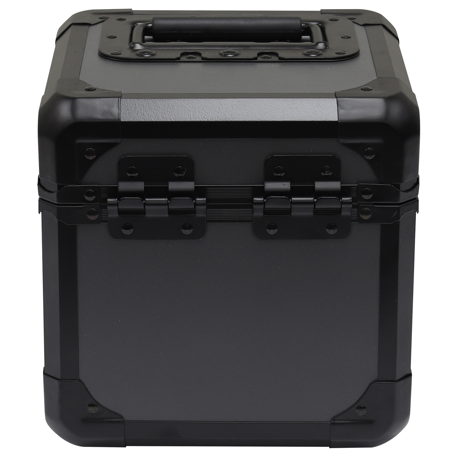 Black KROM on Gray Record / Utility Case for 60 7" Vinyl Records - Image 4