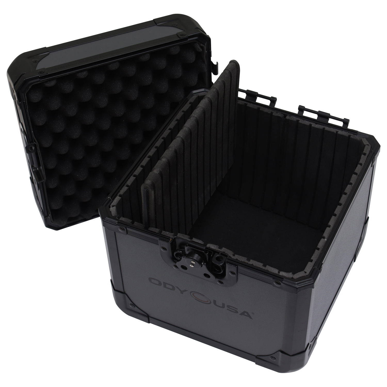 Black KROM on Gray Record / Utility Case for 60 7" Vinyl Records - Image 5