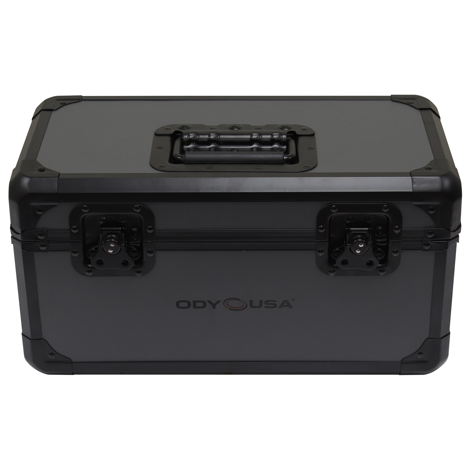 Black KROM on Gray Record / Utility Case for 120 7" Vinyl Records - Image 2