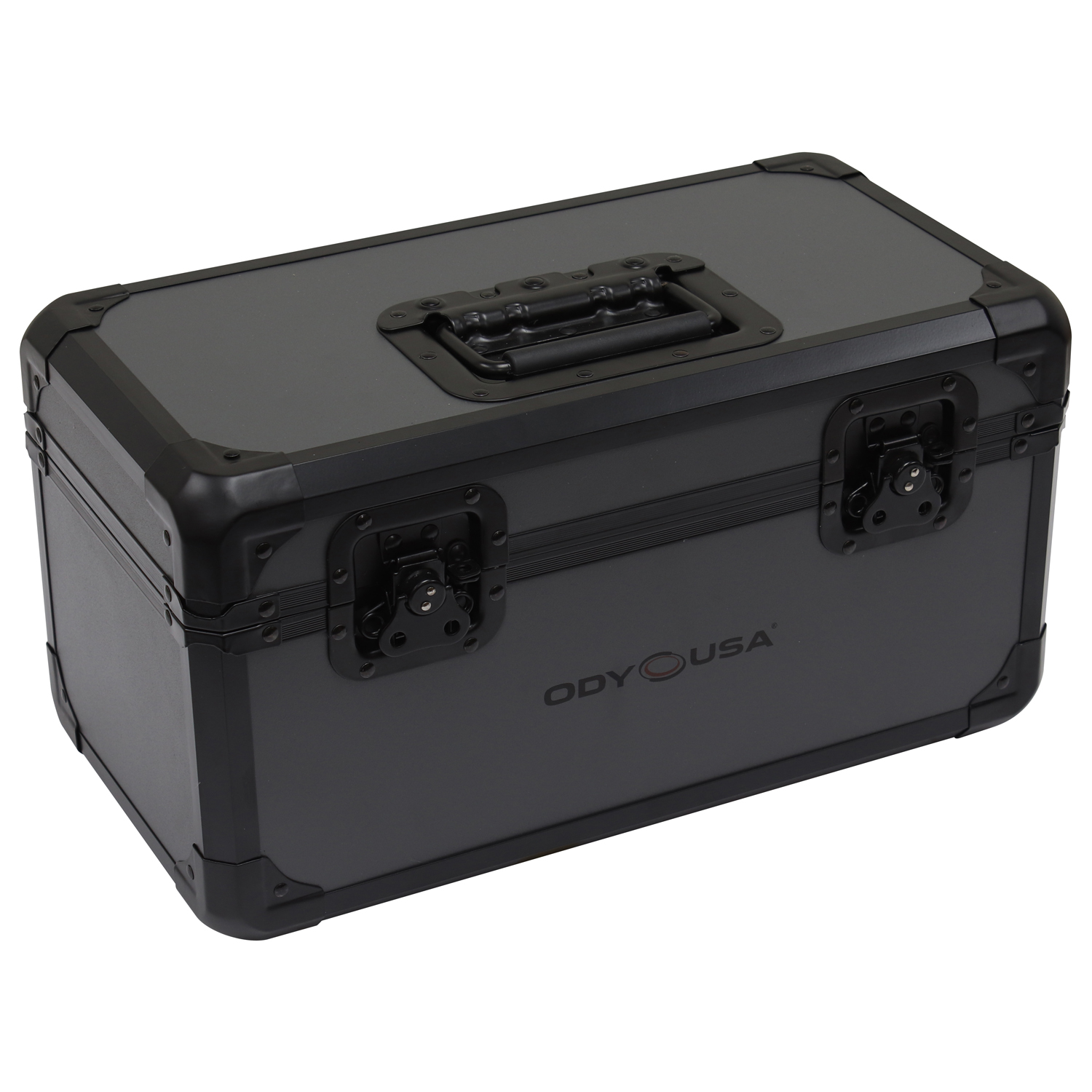 Black KROM on Gray Record / Utility Case for 120 7" Vinyl Records - Image 3