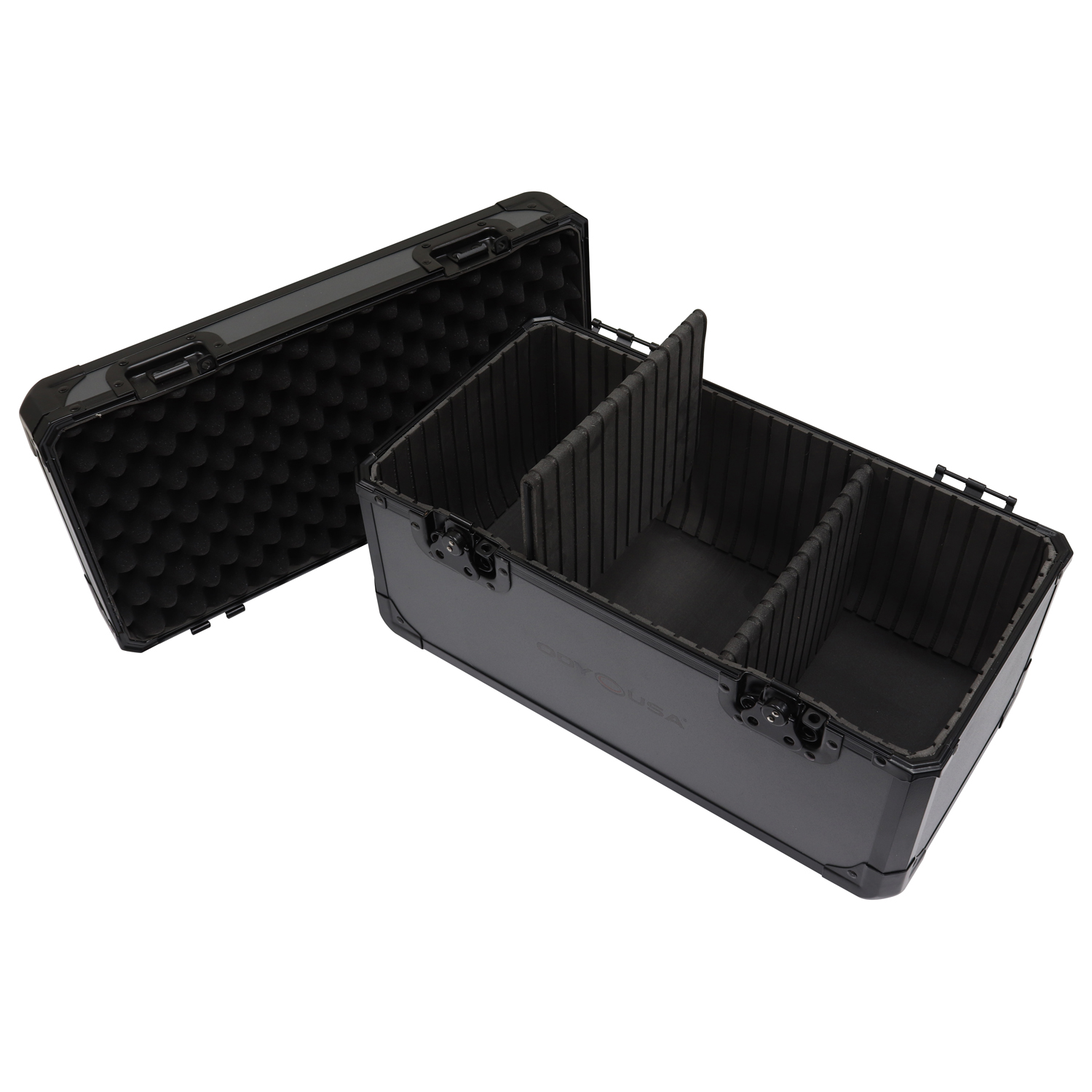 Black KROM on Gray Record / Utility Case for 120 7" Vinyl Records - Image 5