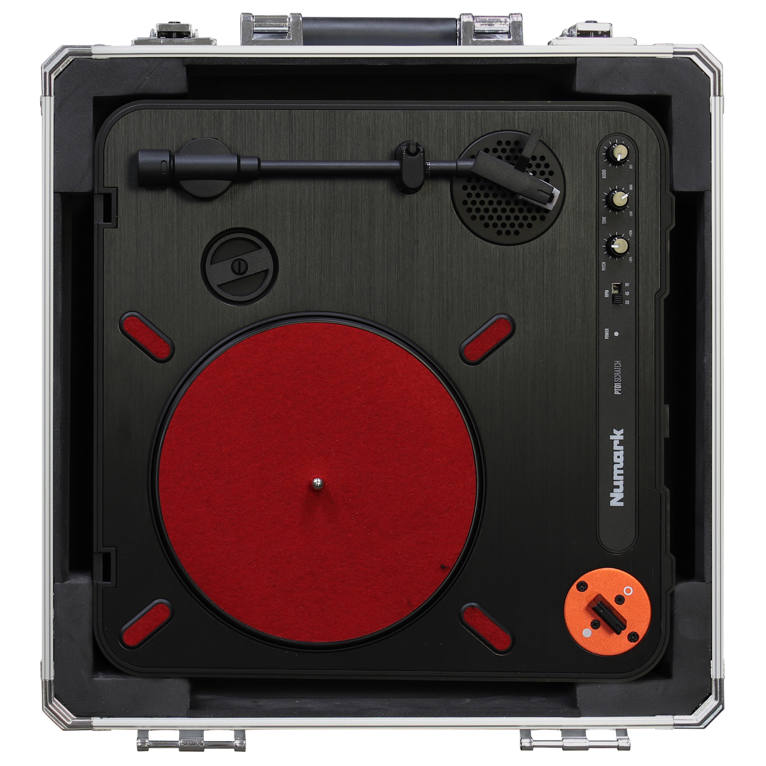 KROM Series Silver Numark PT01 Portablist Case - Image 5