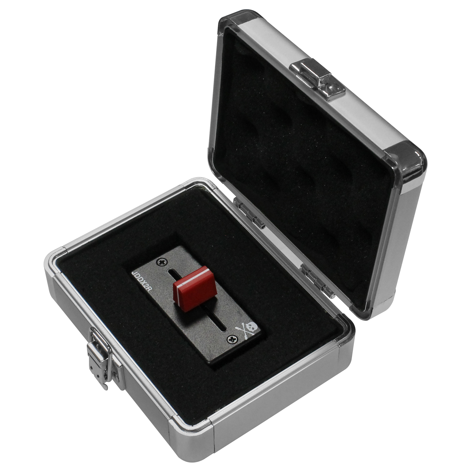 KROM Series Silver 5" x 3" x 1.5" Interior Compact Utility Accessory Case - Image 4