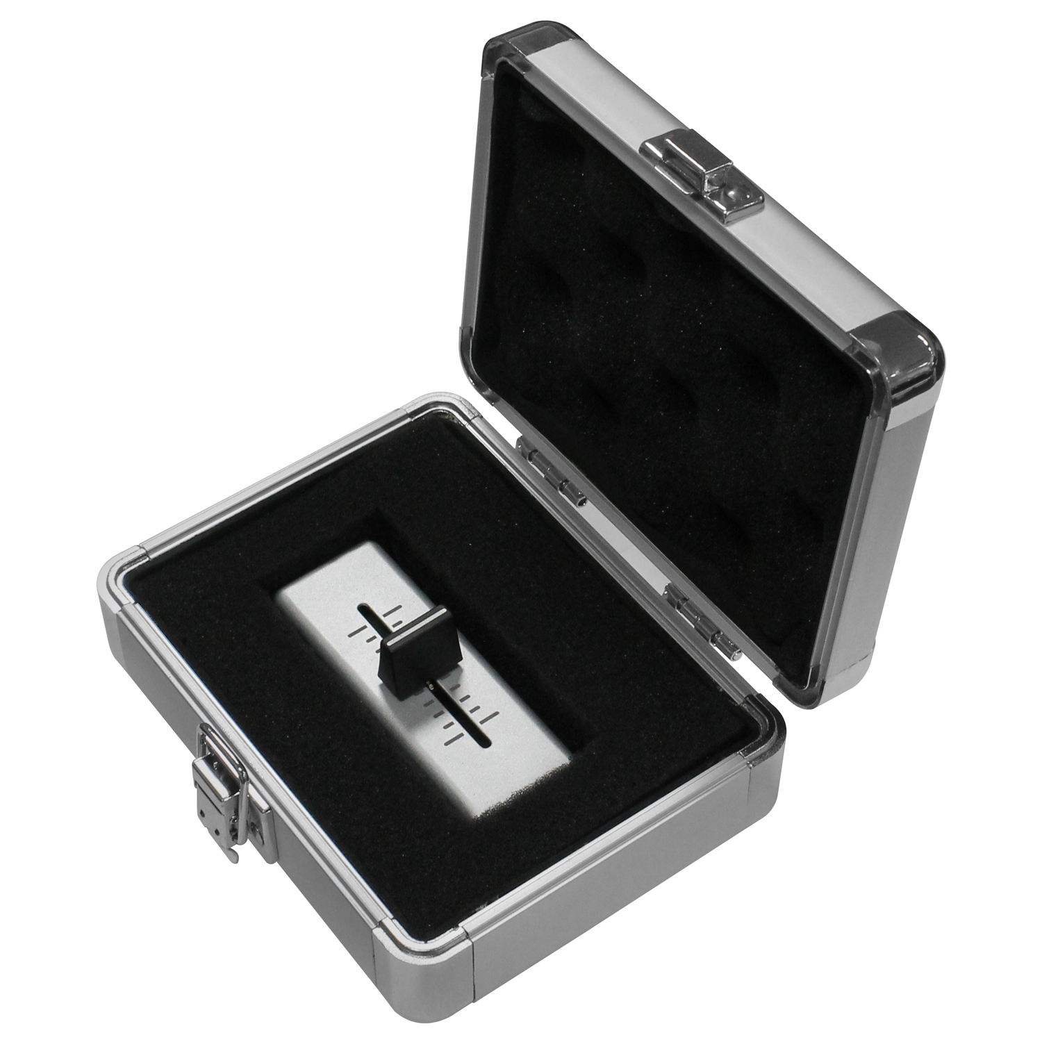 KROM Series Silver 5" x 3" x 1.5" Interior Compact Utility Accessory Case - Image 5