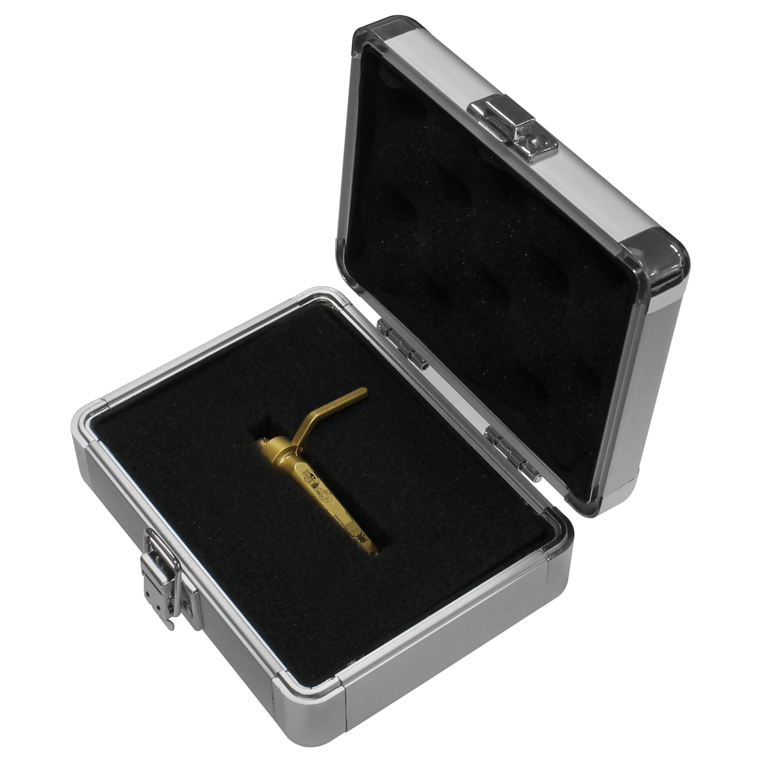 KROM Series Silver 5" x 3" x 1.5" Interior Compact Utility Accessory Case - Image 6