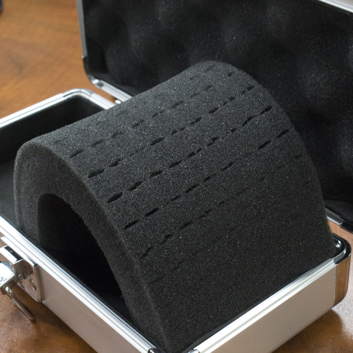 KROM Series Silver 5" x 3" x 1.5" Interior Compact Utility Accessory Case - Image 8
