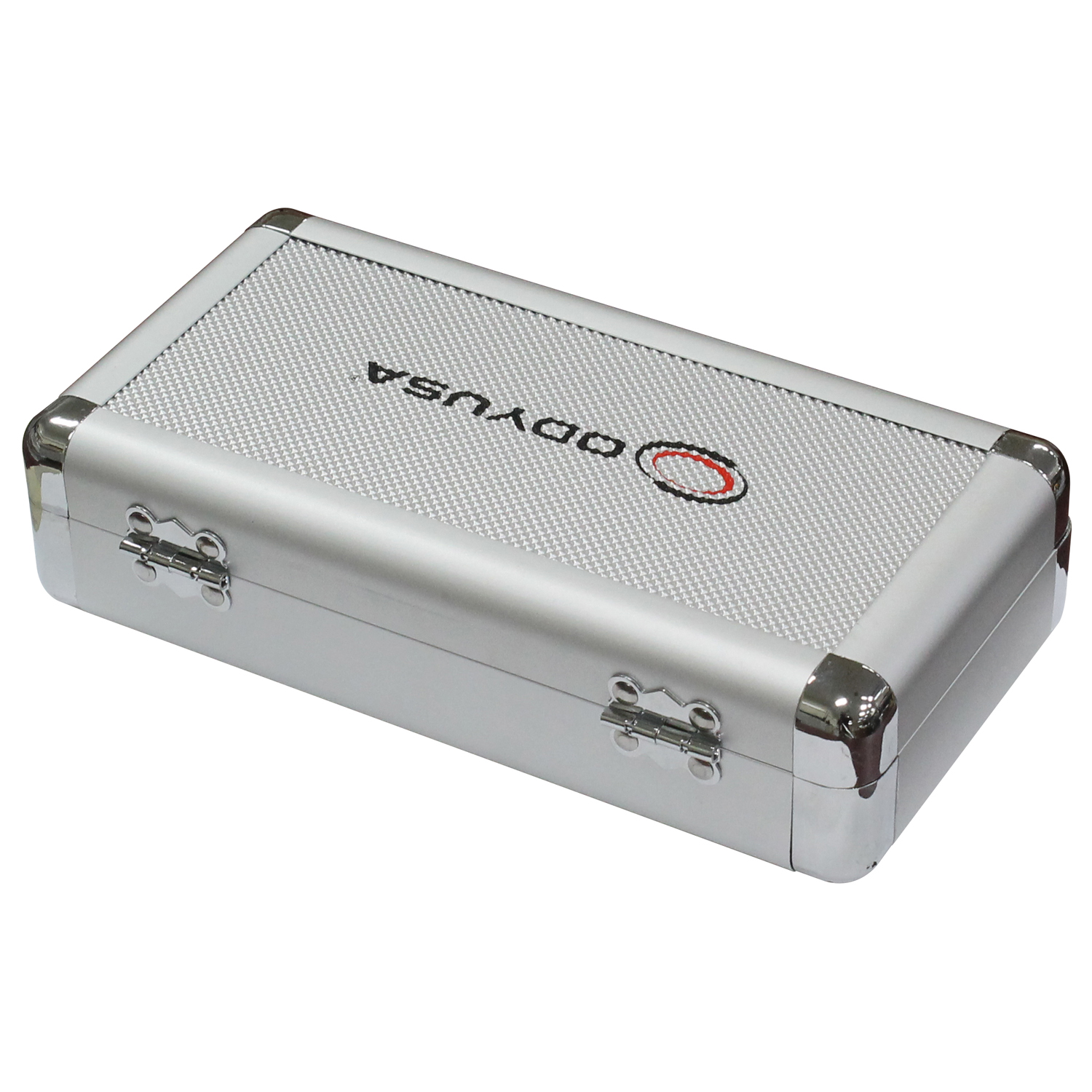 KROM Series Silver Diamond 7.72" x 3" x 1.5" Interior Compact Utility Accessory Case - Image 2
