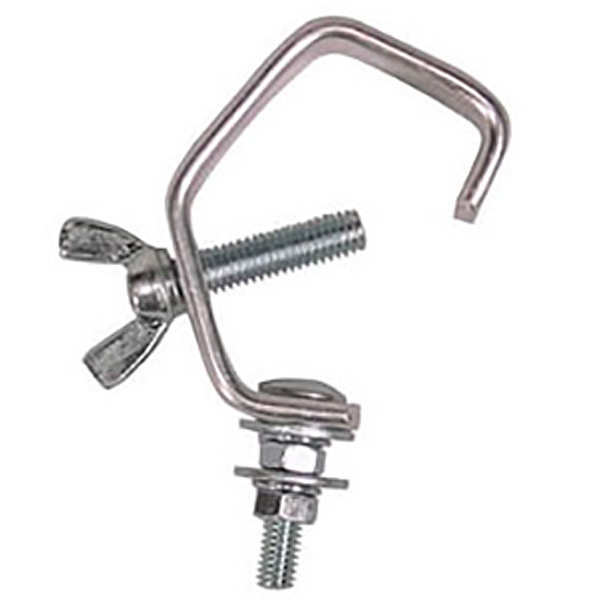 Light-Duty Lighting Mini C-Clamp in Silver