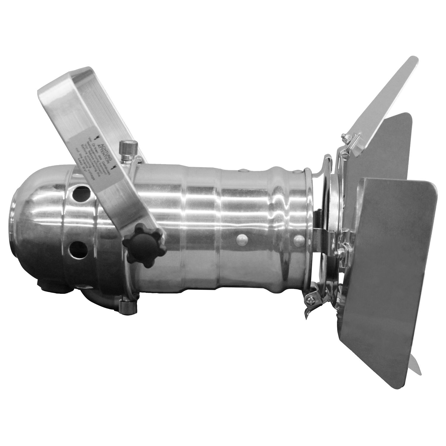 Polish Aluminum Barn Door for Par 20 Odyssey Light Fixtures - Image 4