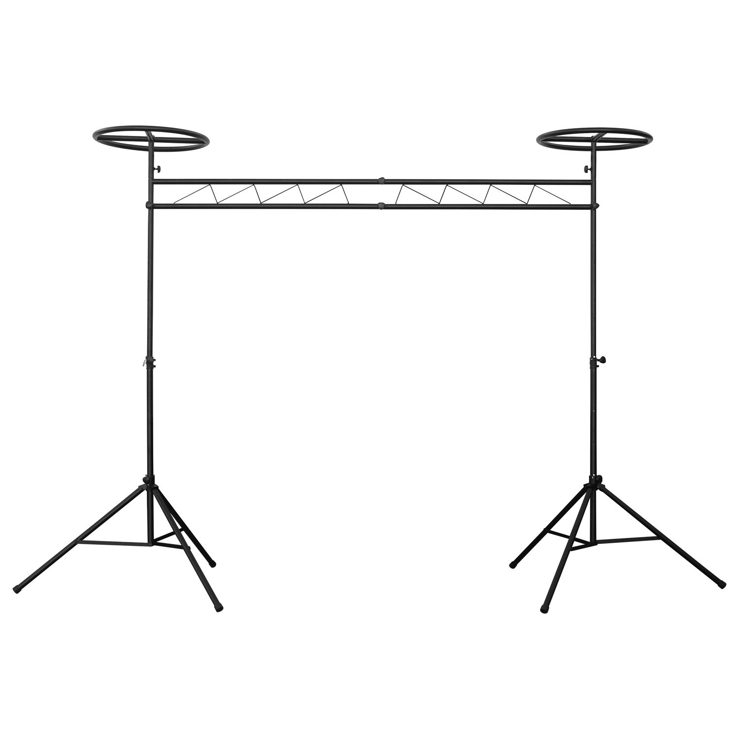 Black 10' Wide Halo Ring Mobile Lighting System with Carrying Bags - Image 2