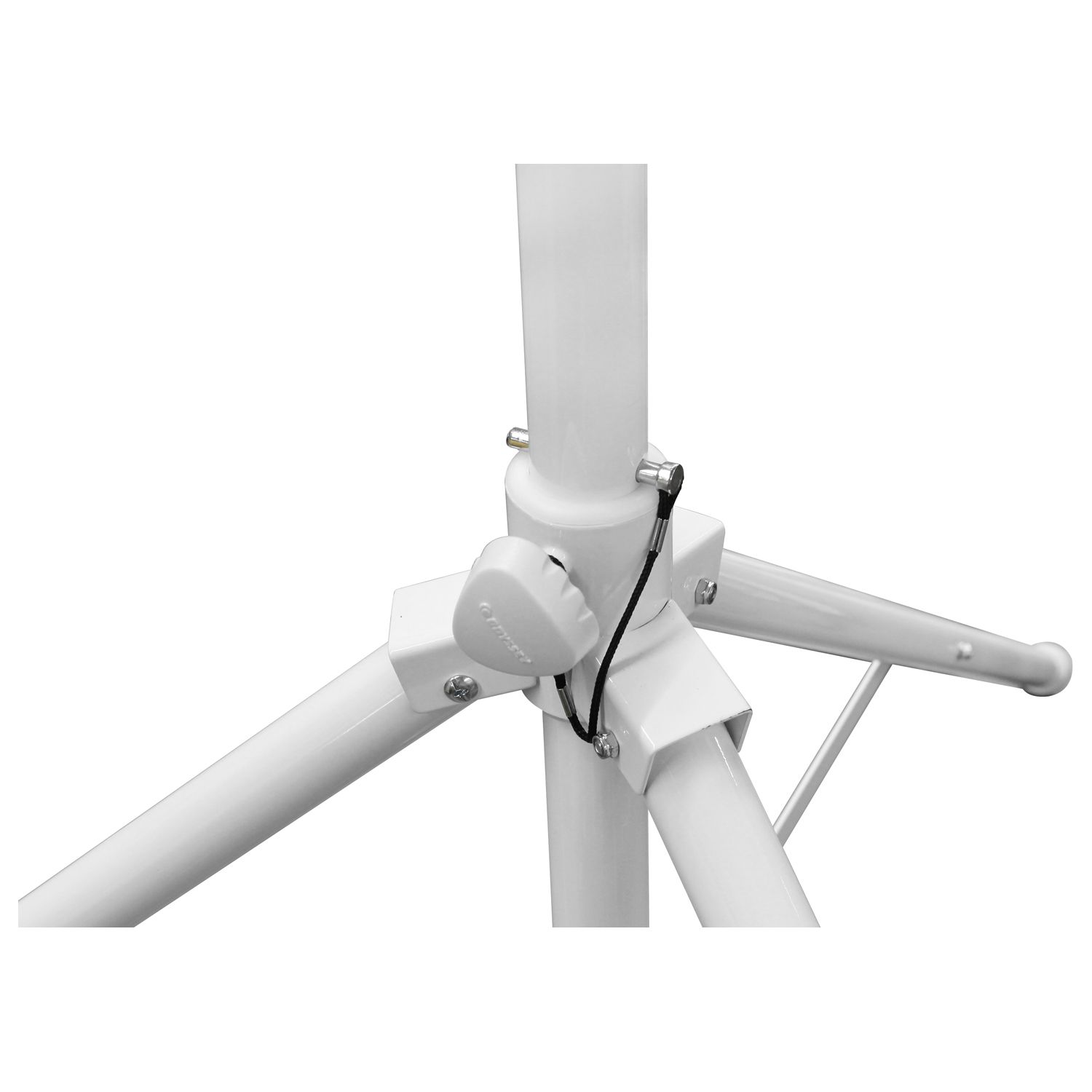 White 10' Wide Halo Ring Mobile Lighting System with Height Adjstable Crank - Image 2