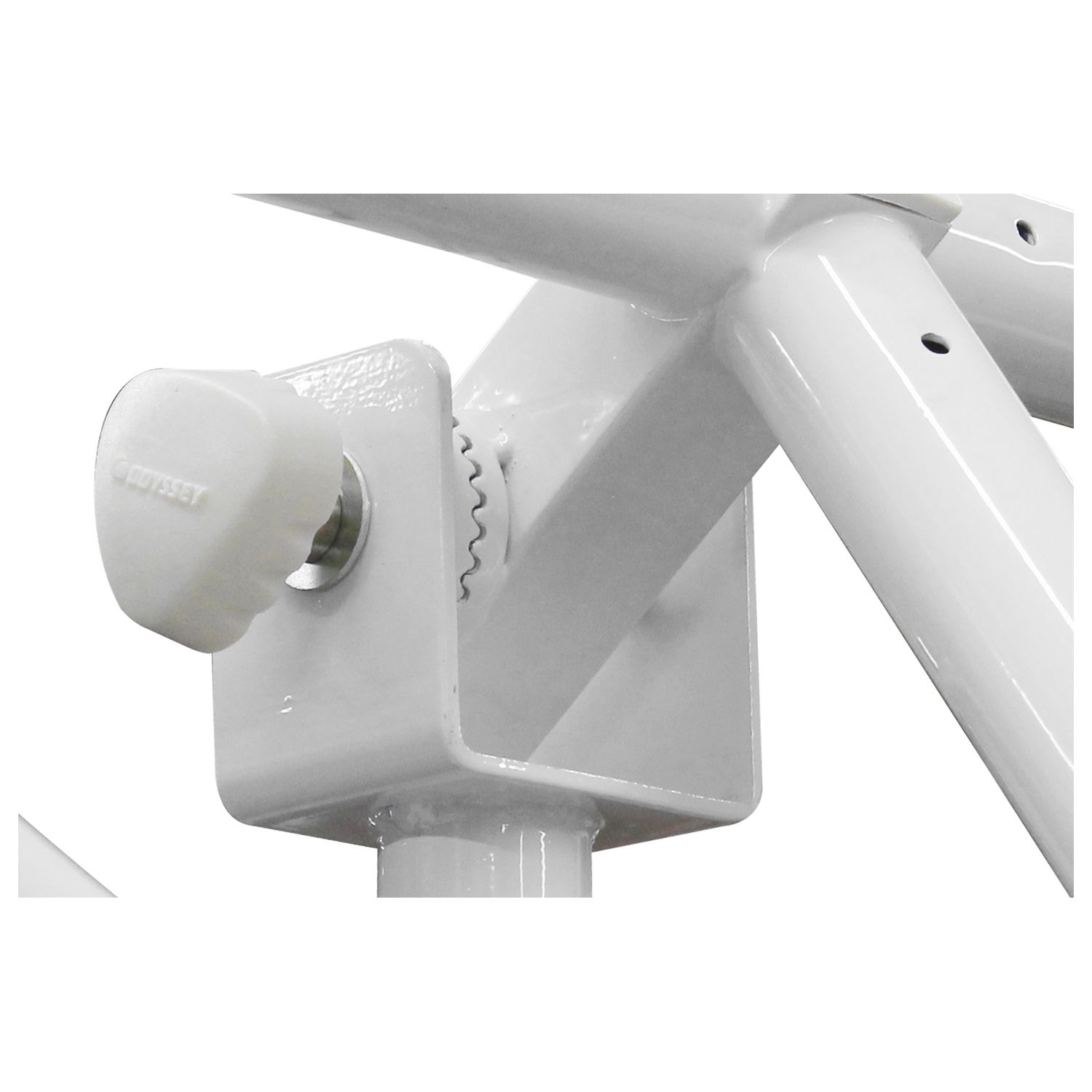 White 10' Wide Halo Ring Mobile Lighting System with Height Adjstable Crank - Image 6