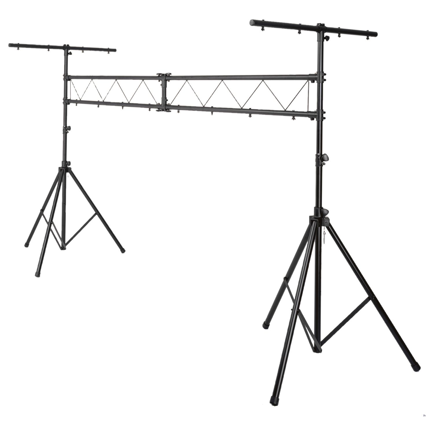 10' Wide Mobile Lighting Truss System with Two T-bars
