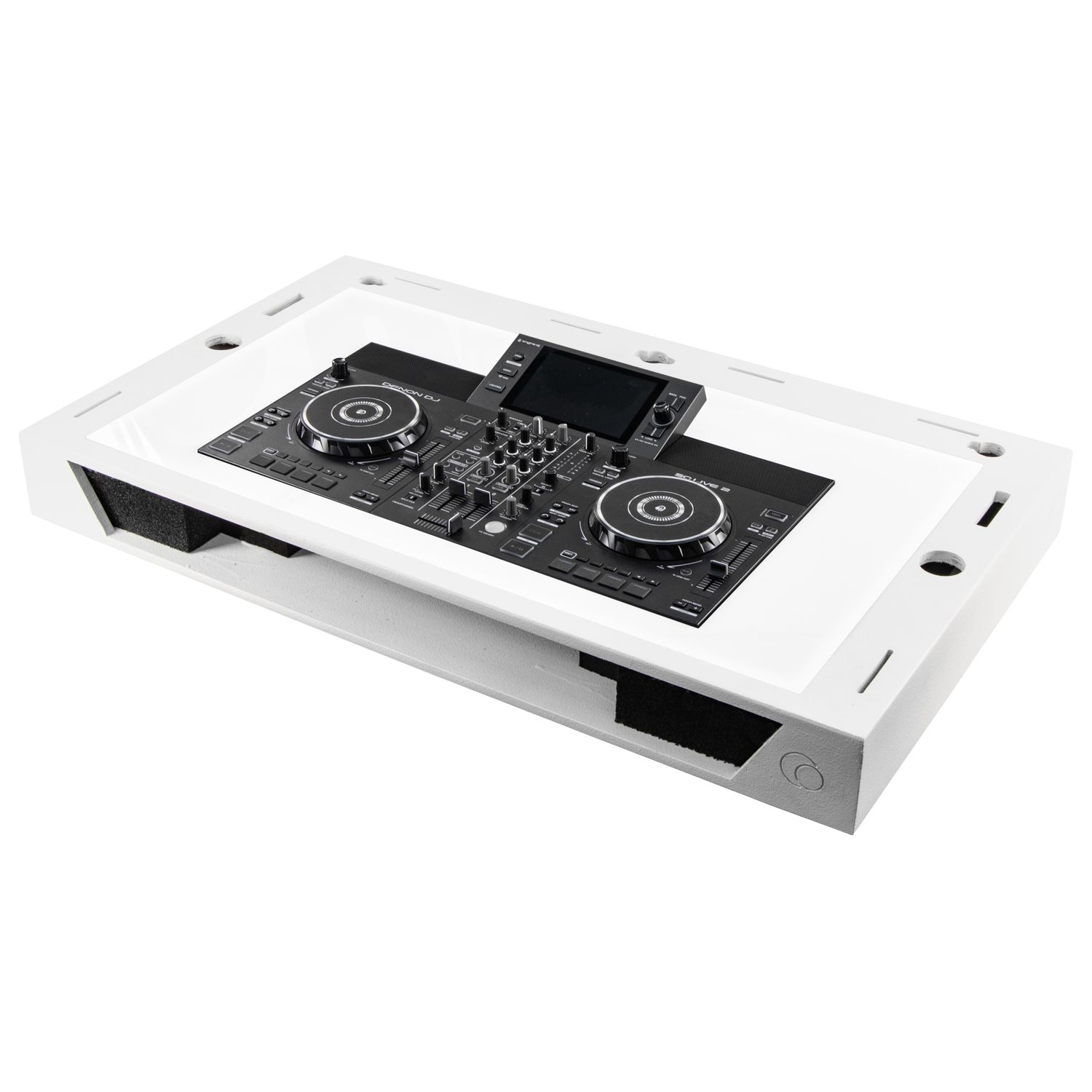 Denon DJ SC LIVE 2 Odyssey DJ Podium Faceplate and Foam in White - Image 3