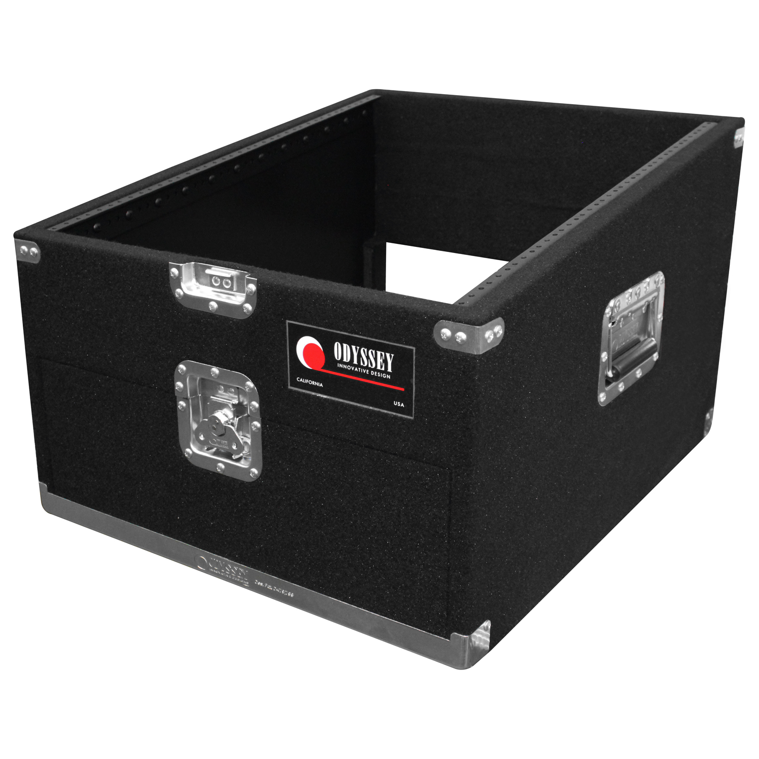 Pro 13U Top Slanted 3U Bottom Vertical Carpeted Rack Case - Image 2