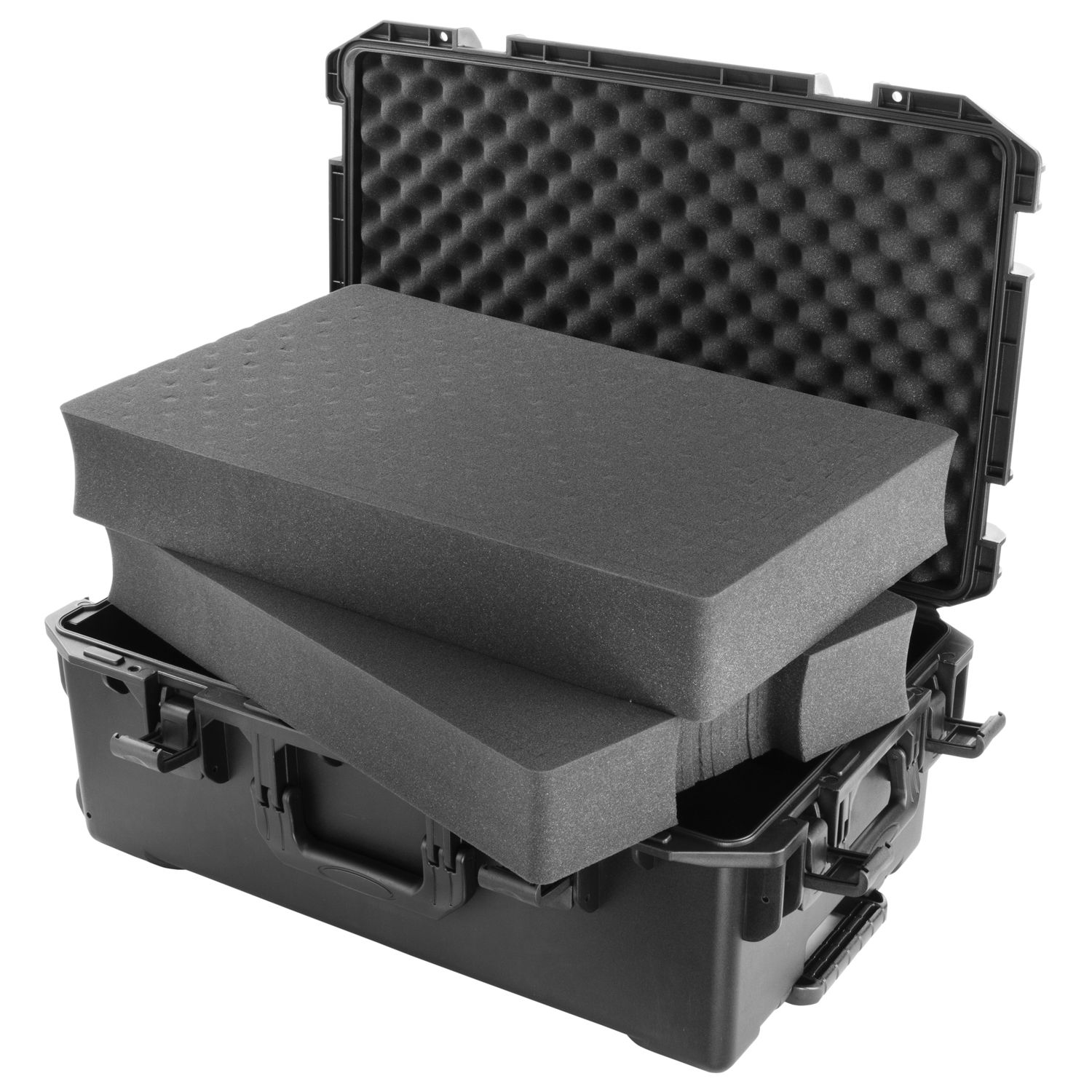 25.5" x 15.75" x 11.25" Bottom Interior with Pluck Foams Injection-Molded Trolley Utility Case - Image 17