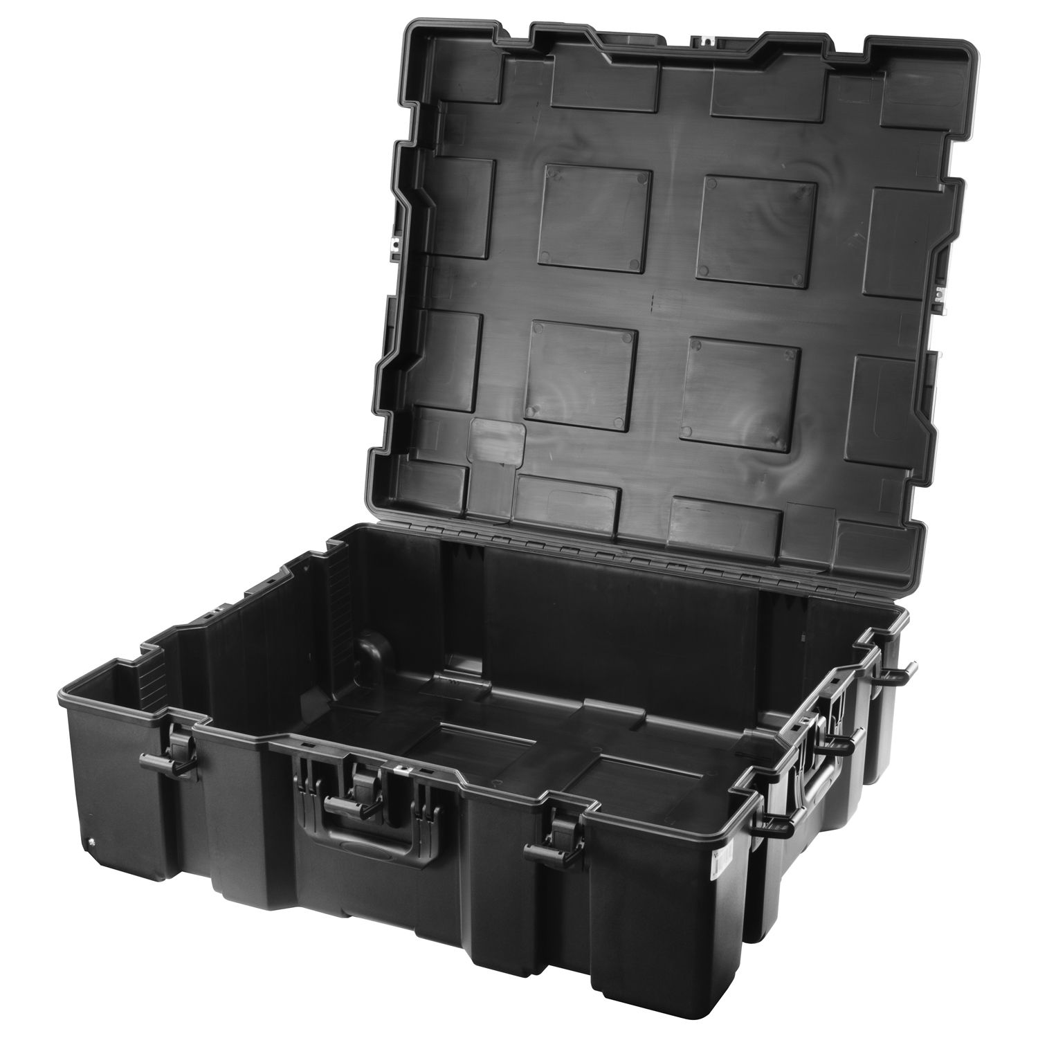 Empty 33" x 29.25" x 9.5" Bottom Interior Injection-Molded Utility Case with Wheels