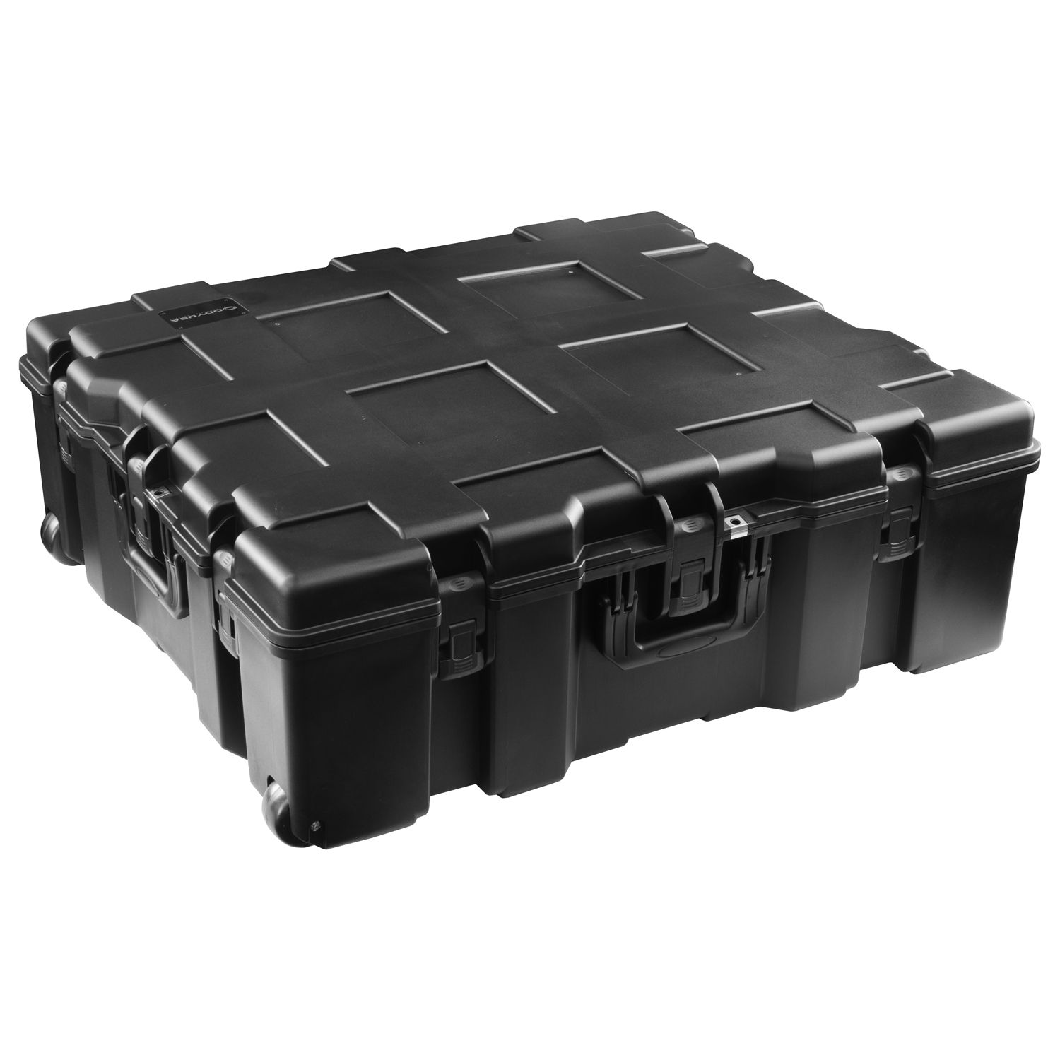 Empty 33" x 29.25" x 9.5" Bottom Interior Injection-Molded Utility Case with Wheels - Image 6