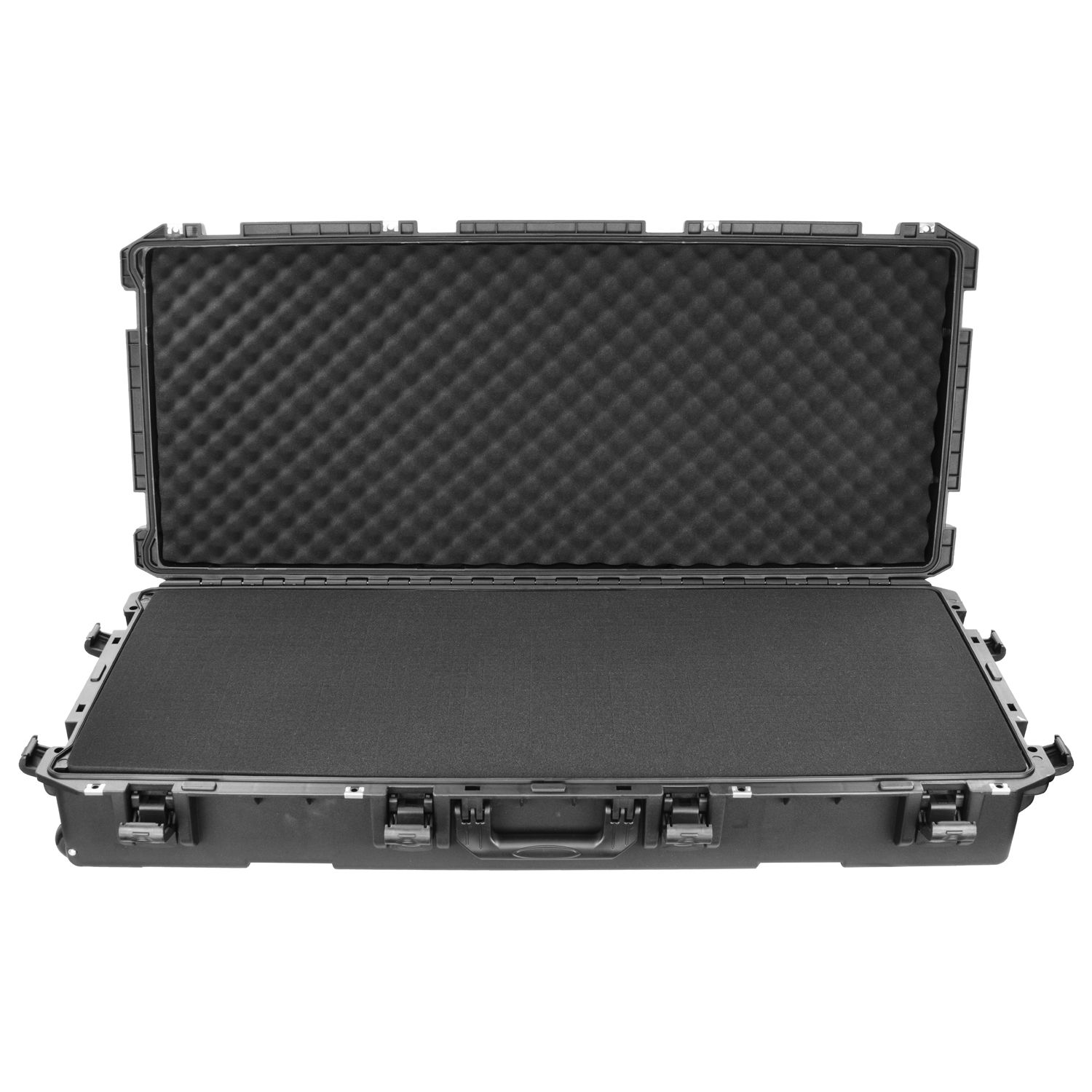 44" x 17.75" x 7" Bottom Interior Injection-Molded Utility Case with Wheels - Image 2