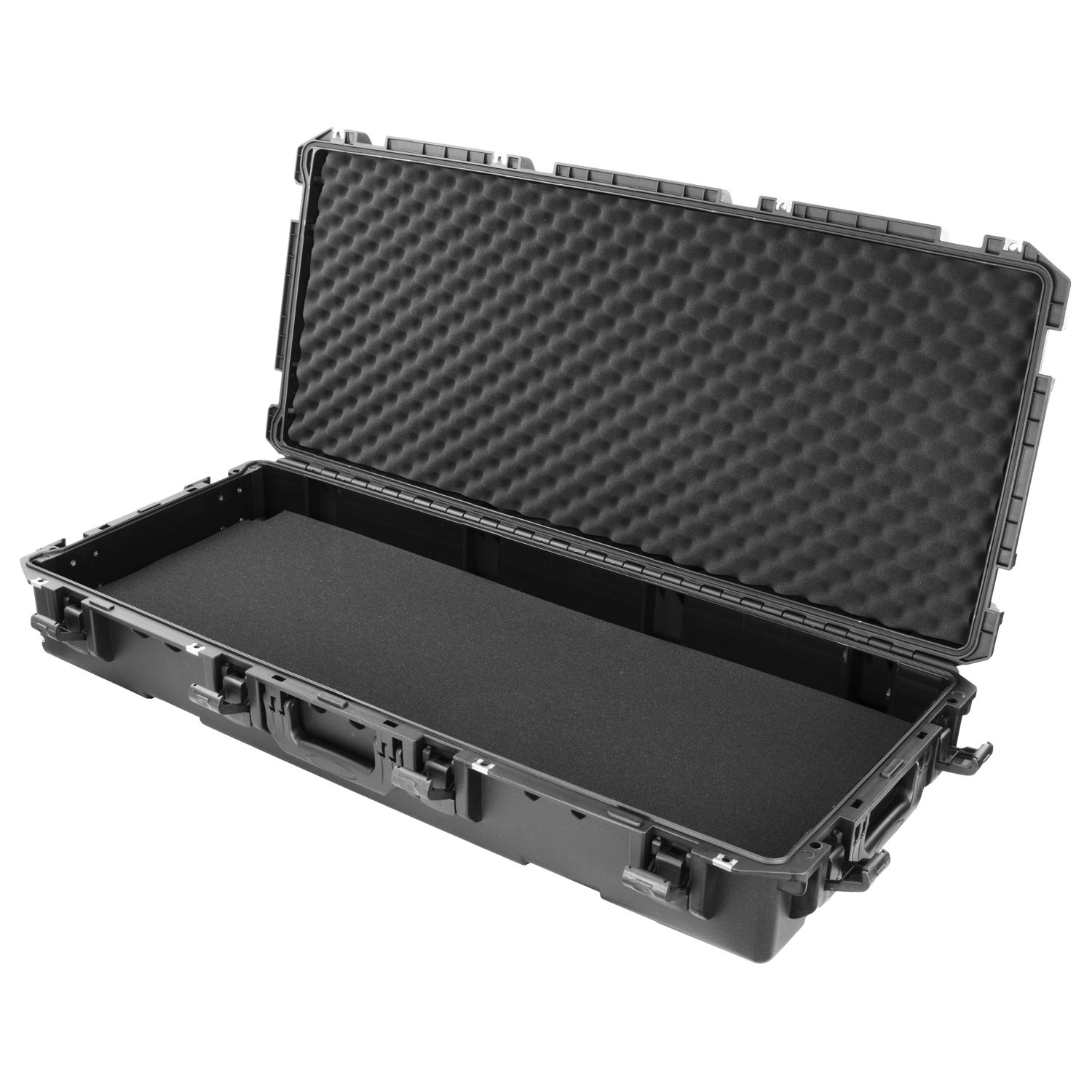 44" x 17.75" x 7" Bottom Interior Injection-Molded Utility Case with Wheels - Image 3