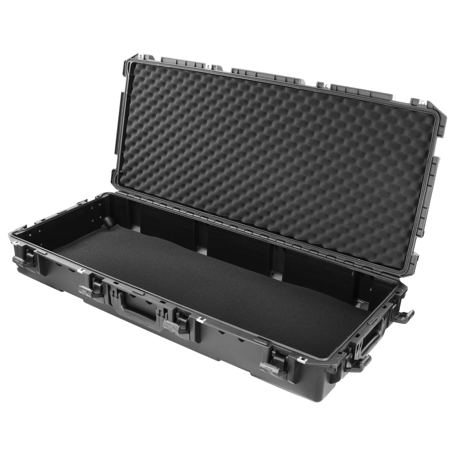 44" x 17.75" x 7" Bottom Interior Injection-Molded Utility Case with Wheels - Image 5