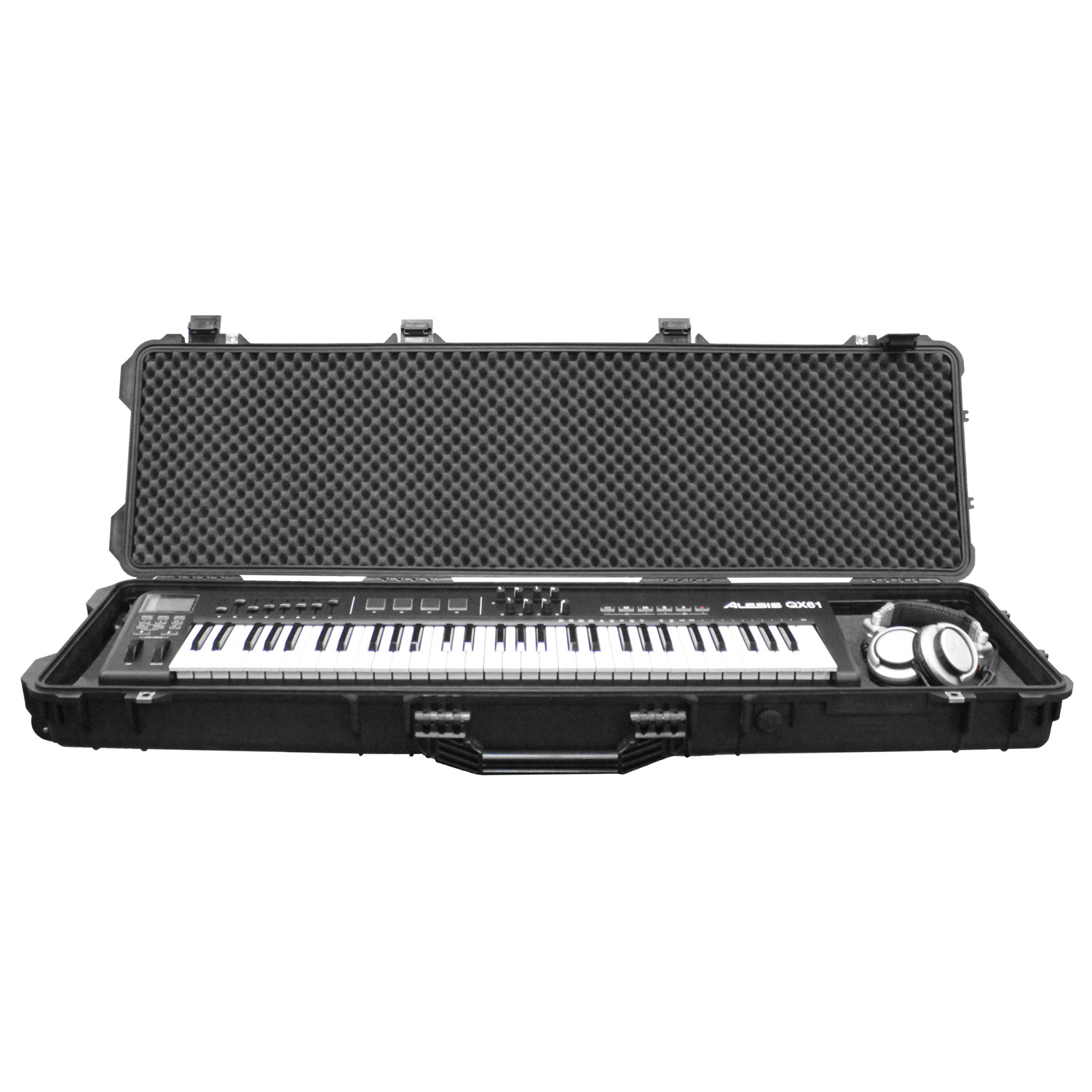 50" x 13" x 5.5" Bottom Interior Injection-Molded Utility Case with Wheels - Image 2